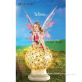 Beautiful fairy figurines wholesale with solar light